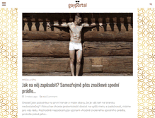 Tablet Screenshot of gayportal.cz
